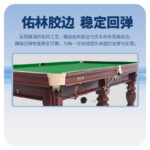 星牌中式臺(tái)球桌XW118-9A 標(biāo)準(zhǔn)木庫(kù)經(jīng)濟(jì)款美式家用球臺(tái)